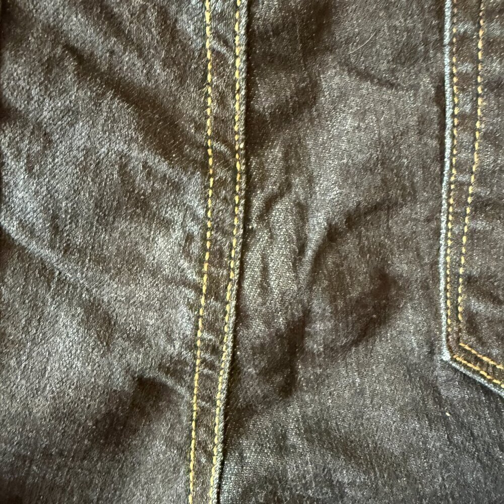 Women's 29 Paige Kimmie Bermuda Jean Short Frayed Hem Shorts Zipper Fly - Picture 7 of 7